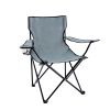 YSSOA Portable Folding Grey Camping Chair; 1-Pack