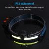 Rechargeable Motion Sensor Head Lamp 6 Light Modes COB XPG Head Light Torch Flashlight 270Ã‚Â° Beam IPX5 Waterproof for Fishing Running Camping Hiking