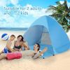 Pop Up Beach Tent for 1-3 Person Rated UPF 50+ for UV Sun Protection Waterproof