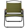 Camping Chairs 2 pcs Green 21.3"x16.9"x23.2" Oxford Fabric