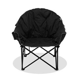 Multiple Applicable Places Portable Outdoor Camping Chair (Type: Camping Chair, Color: black)