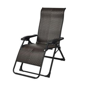 Portable Camping Rattan Folding Chair W/Armrest (Type: Style B, Color: As pic show)