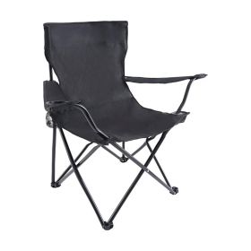 Outdoor Portable Folding Camping Chair (Type: Camping Chairs, Color: black)