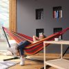 Outdoor Garden Camping Hammock With Straps;  Durable Hammock Holds